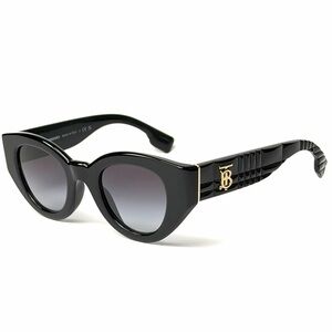 Burberry B 4390 F 3001/8G Black Gradient Grey Sunglasses